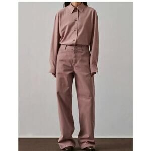 SOEUR Sz 34 2 Calvin Rose Blush Straight Leg Jeans Pants NWT